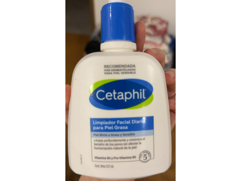 Cetaphil Daily Facial Cleanser, Vitamin B3 Y Pro Vitamin B5, 237 mL