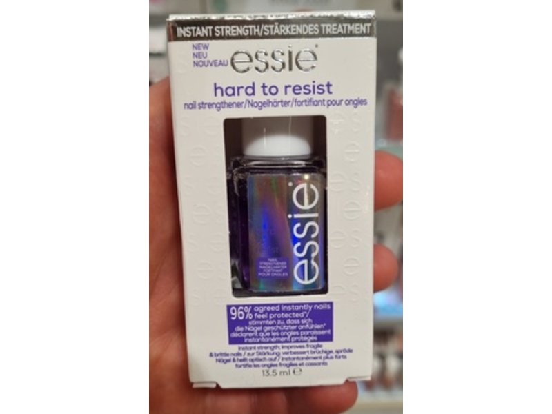 Essie Hard To Resist Nail Strengthener, Neutralize & Brighten Violet, 0.46 fl oz/13.5 mL