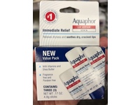 Aquaphor Lip Repair Stick, Vitamins & Shea Butter, 0.17 oz/4.8 g, Pack Of 3 - thumbnail 2
