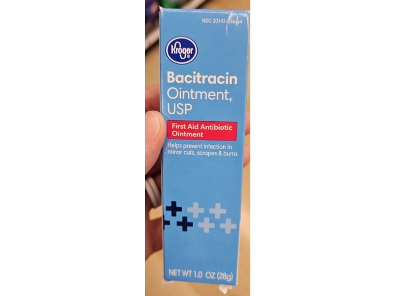 Kroger Bacitracin First Aid Antibiotic Ointment, 1.0 oz/28 g