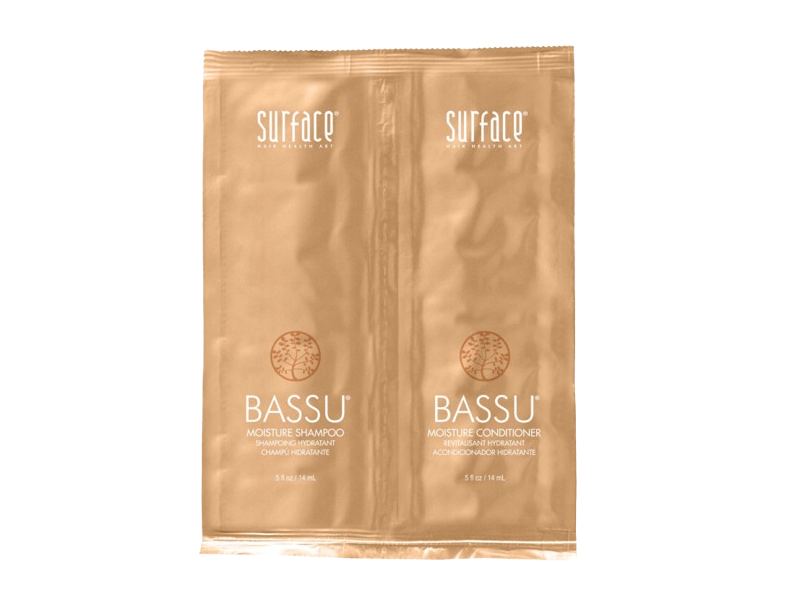 Surface Bassu Moisture Shampoo & Conditioner Duo Foil, 0.5 fl oz/14 mL