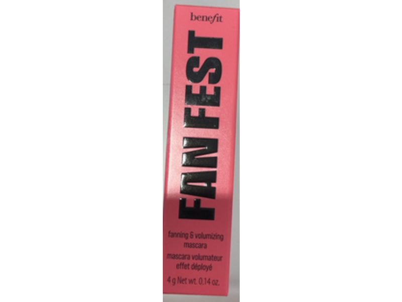 Benefit Fan Fest Fanning & Volumizing Mascara, Hyper Black, 0.14 oz/4 g