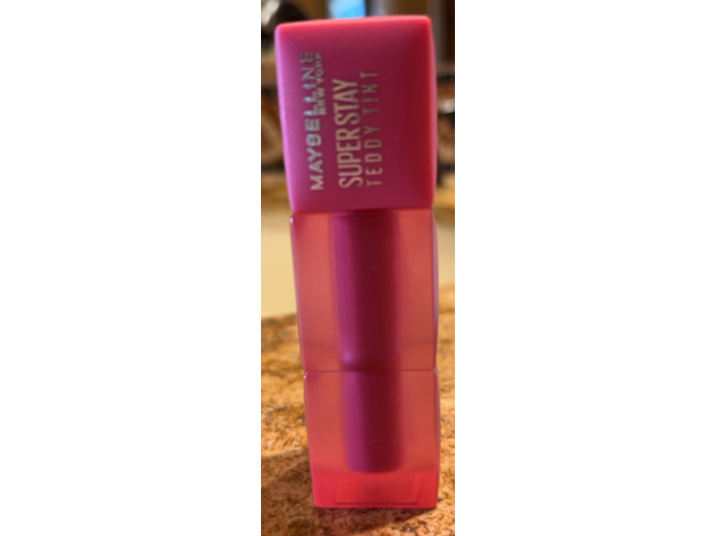 Maybelline New York Super Stay Teddy Lip Tint, Pinky Promise, 0.17 fl oz/5 mL