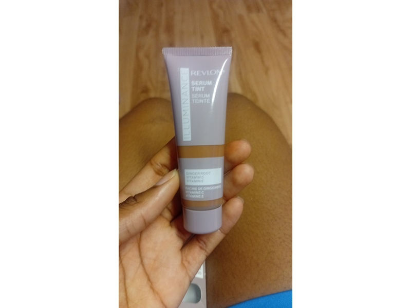 Revlon Illuminance Serum Tint, Ginger Root + Vitamin C & Vitamin E, Rich Sand, 28 mL