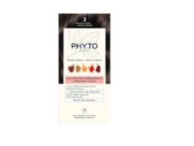 Phyto Paris Permanent Color, 3 Dark Brown, 0.42 oz