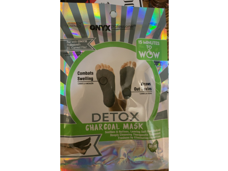 Onyx Professional Detox Charcoal Mask, Mint, 2 fl oz/59 mL