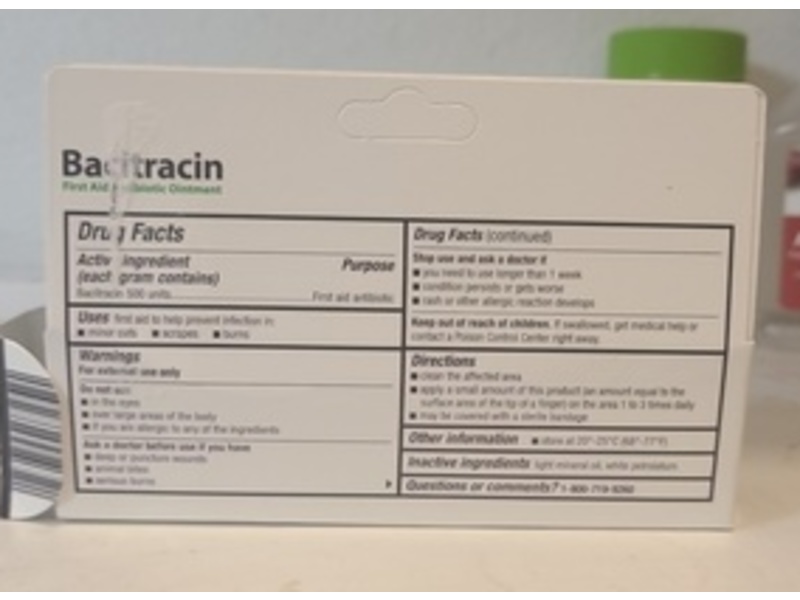 Padagis Bacitracin First Aid Antibiotic Ointment, 1 oz/28 g