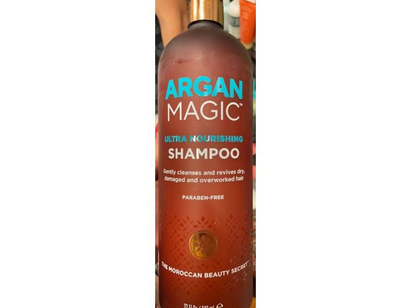 Argan Magic Ultra Nourishing Shampoo, Paraben Free, 32 fl oz/946 mL