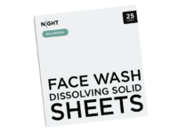 Discover Night Face Wash Dissolving Solid Sheets, 0.17 oz/15 g, 25 Count - thumbnail 1