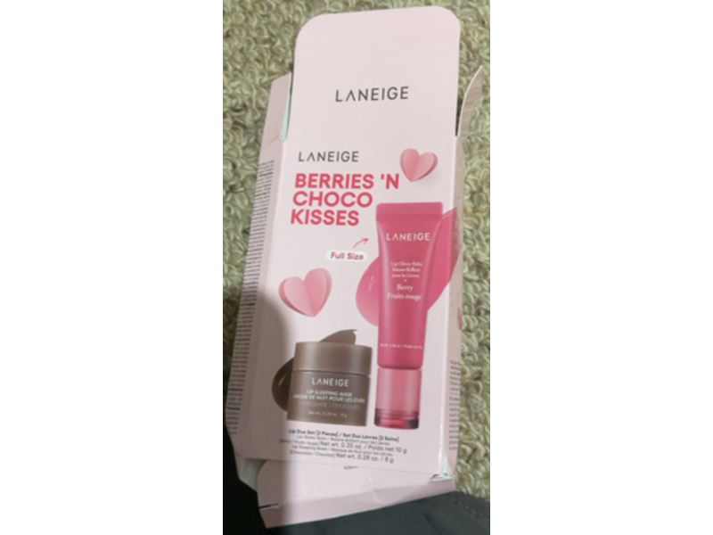 Laneige Lip Duo Set, Berries 'N Choco Kisses