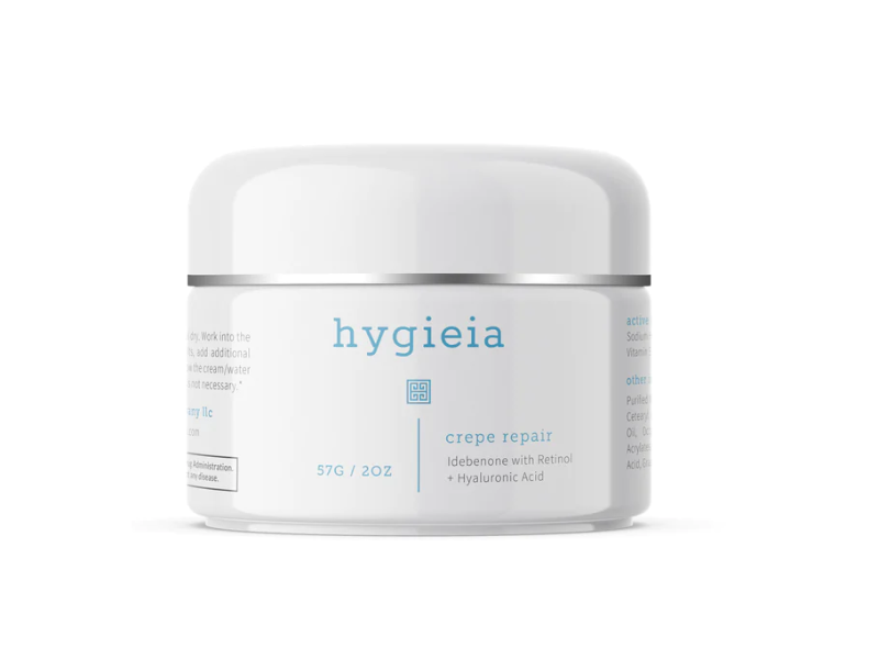 Hygieia Crepe Repair Neck & Skin Firming Cream Liposomal Collagen Restoration, 57 g/2 oz
