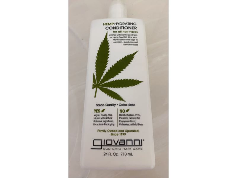 Giovanni Hemp Hydrating Conditioner, 24 fl oz/710 mL