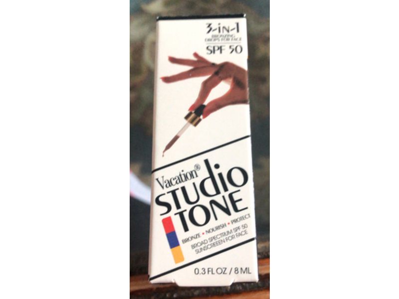 Vacation Studio Tone Sunscreen, SPF 50, 0.3 fl oz/8 mL
