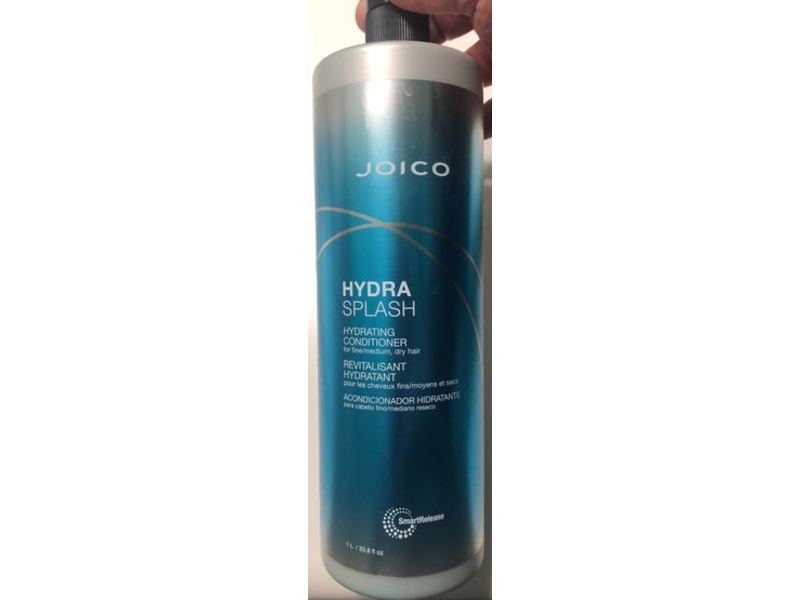 Joico Hydra Splash Hydrating Conditioner, Fine/Medium, Dry Hair, 33.8 fl oz/1 L