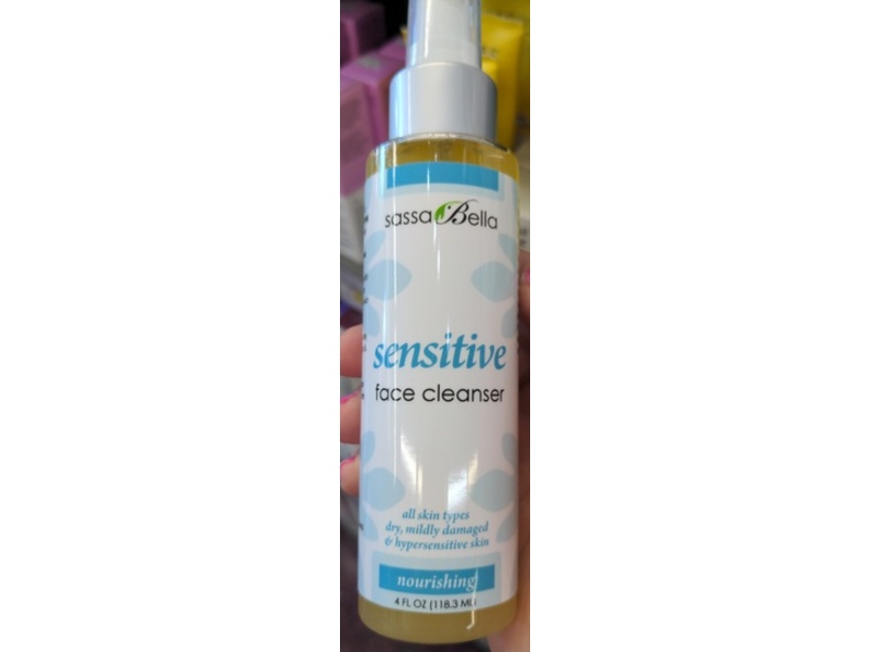 Sassa Bella Sensitive Face Cleanser, 4 fl oz/118.3 mL
