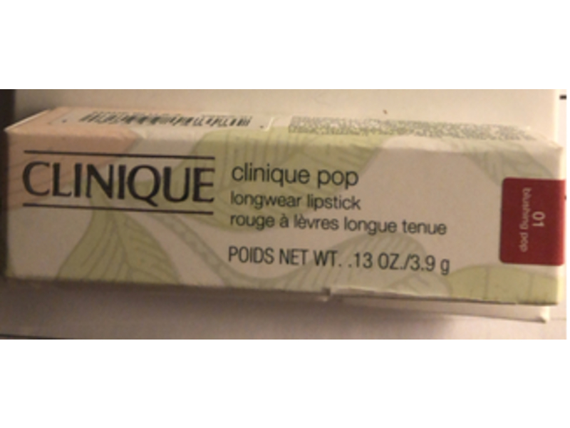 Clinique Pop Longwear Lipstick, Blushing Pop, 0.13 oz/3.9 g