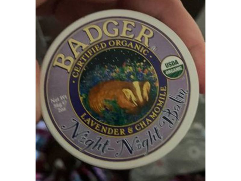 Badger Night Balm, Lavender & Chamomile, 2 oz/56 g