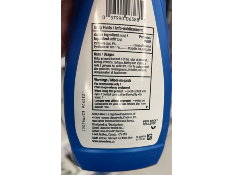 Selsun Blue Anti-Dandruff, 300 mL