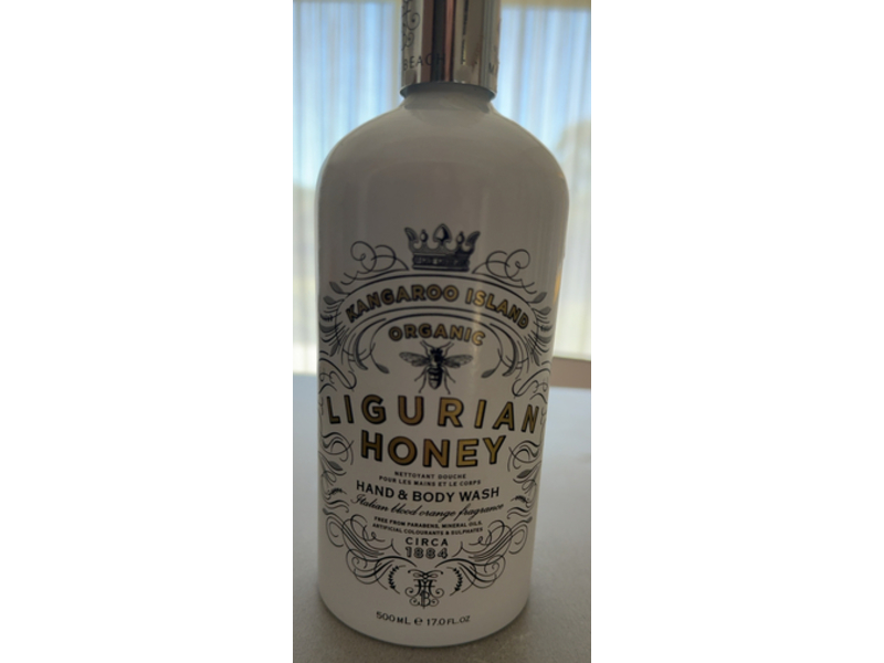 Maine Beach Kangaroo Island Organic Ligurian Honey Hand & Body Wash, 17.0 fl oz/500 mL