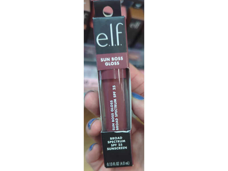 e.l.f. Sun Boss Gloss Sunscreen, SPF 25, That's My Jam, 0.13 f oz/4.0 mL