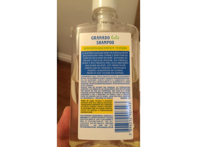 Granado Bebe Shampoo Tradicional, 250 mL