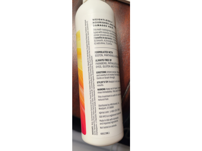 SGX NYC Multitasker 7 In 1 Daily Leave-In Treatment, 7.2 fl oz/212 mL