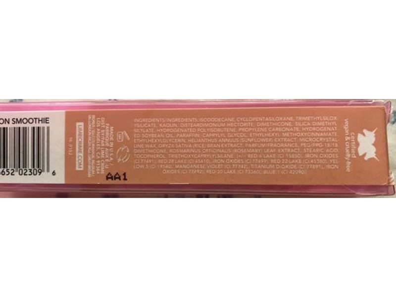 Lime Crime Plushies Soft Matte Lipstick, Melon Smoothie, Peachy Nude