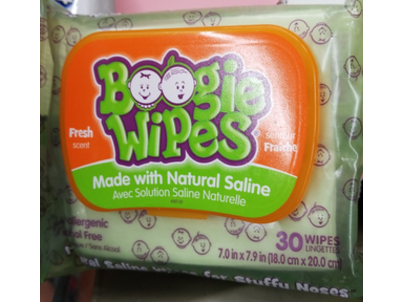 Boogie Wipes, Fresh Scent, 30 Count