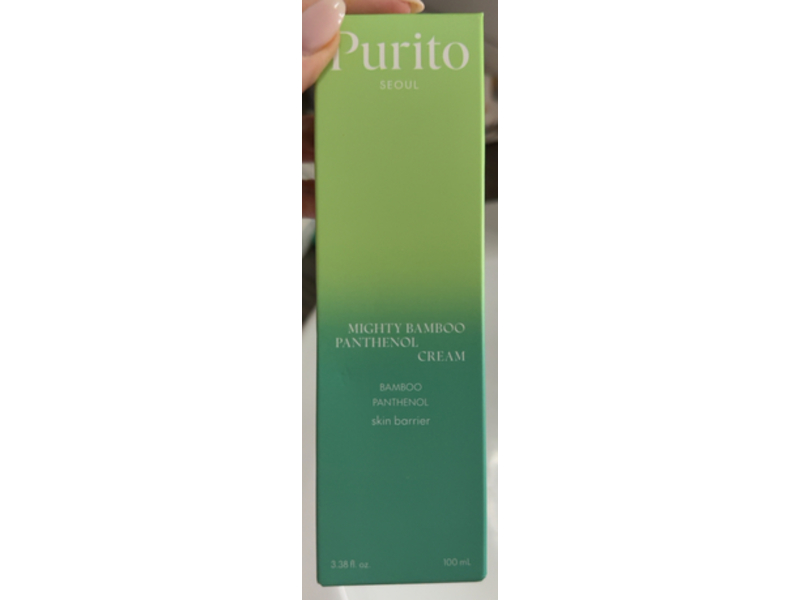 Purito Bamboo Panthenol Cream, 3.38 fl oz/100 mL