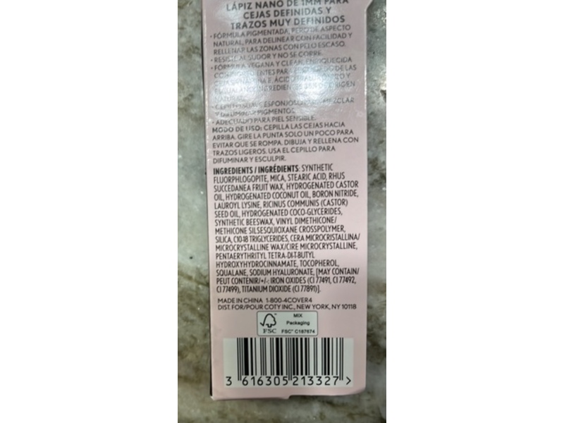 CoverGirl Clean Fresh Brow Nano, 500 Medium Brown, 0.001 oz