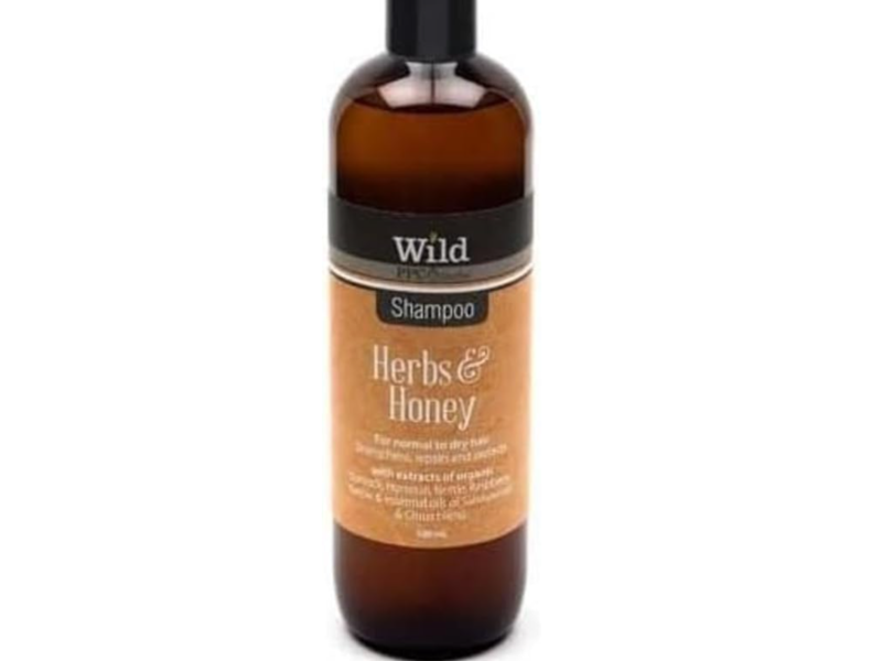 Wild Ppc Herbs Shampoo, Herbs & Honey, 500 mL