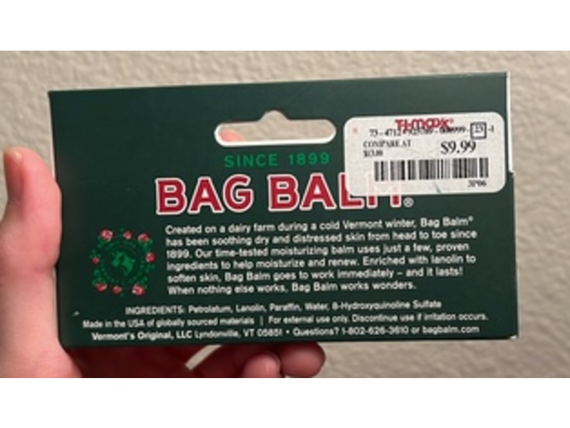 Bag Balm Skin Moisturizer, Original, 1 oz/28 g, Pack of 3