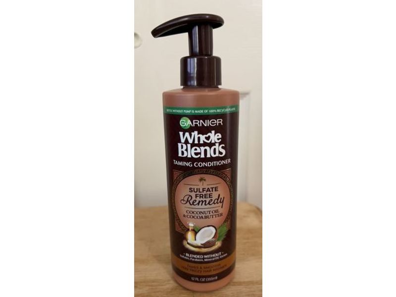 Garnier Whole Blends Taming Conditioner, Coconut Oil & Coconut Butter, 12 fl oz
