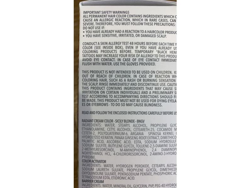 Madison Reed Radiant Hair Color Kit, 8NGV Sicily Dark Golden Blonde, 1 Application