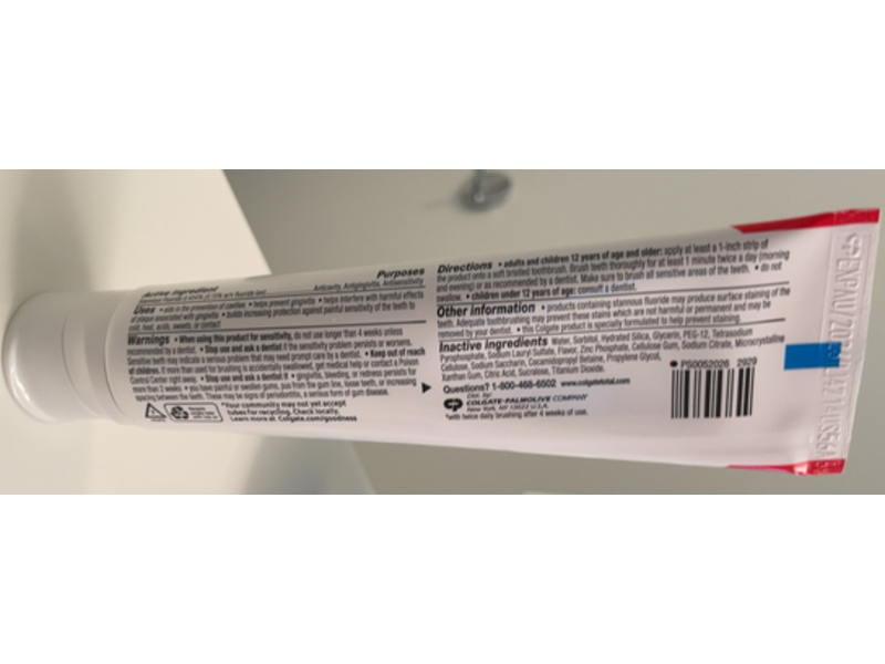 Colgate Total Anticavity Toothpaste, Clean Mint, 5.1 oz/144 g