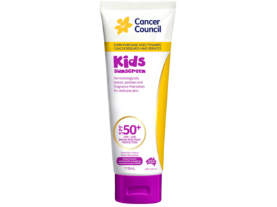 Cancer Council Australia Kids Sunscreen, SPF 50+, 110 mL