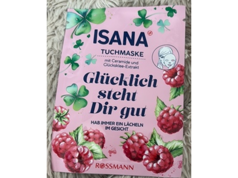 ISANA Tuchmaske Glucklich steht dir gut, 1 mask