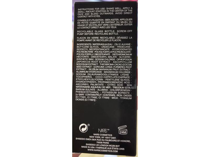 NARS Light Reflecting Foundation, Oslo Light 1, 1 fl oz/30mL