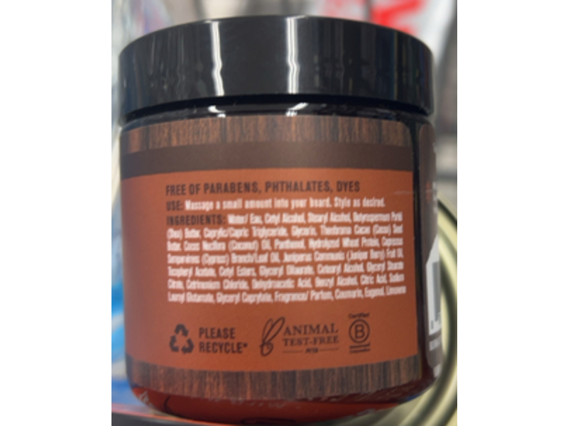 Every Man Jack Aged Bourbon Beard Butter, 4 oz/114 g, Pack Of 2