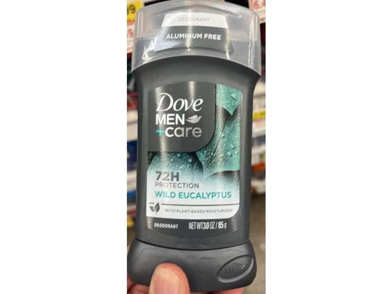 Dove Men+Care 72H Deodorant, Wild Eucalyptus, 3 oz/85 g, Pack Of 3