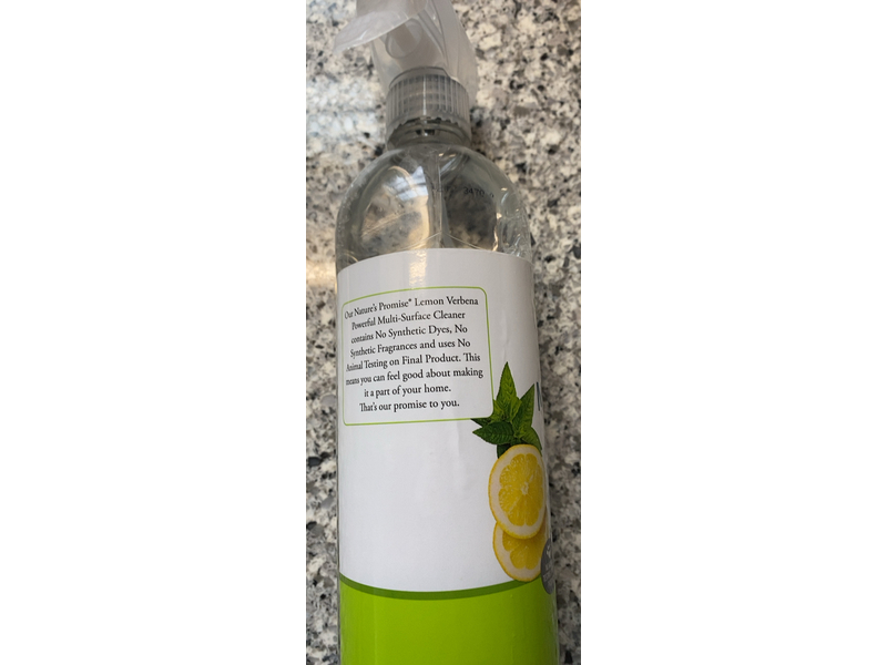 Nature's Promise Multi-Surface Cleaner, Lemon Verbena, 25 fl oz/739.3 mL