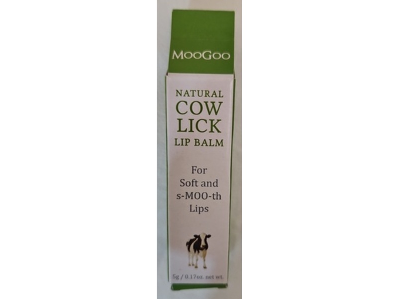 MooGoo Natural Cow Lick Lip Balm, 0.17 oz/5 g