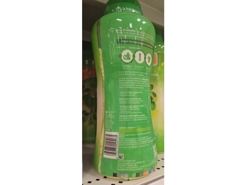 Gain Fireworks In-Wash Scent Booster, Original Scent, 30.1 oz/853 g