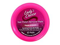 Lady’s Choice Repair & Enrich Nail Polish Remover Pads, Keratin, 30 Count - Image 2