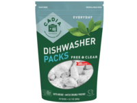 Cadia Everyday Dishwasher Packs, Free & Clear, 12.7 oz/360 g, 20 Count - thumbnail 1