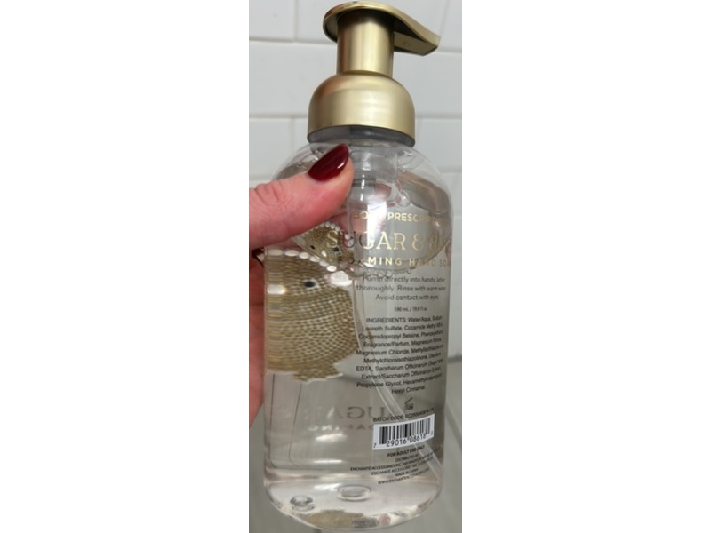 Body Prescription Foaming Hand Soap, Sugar & Spice, 19.9 fl oz/590 mL