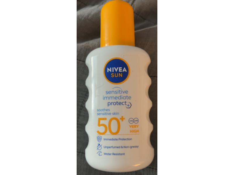 Nivea Sun Sensitive Immediate Protect Spray, SPF 50+, 200 mL