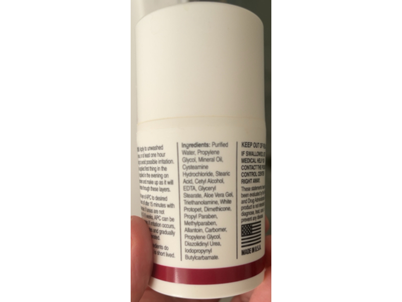 APC All Purpose Cysteamine Cream, 1.6 oz/50 g Ingredients and Reviews