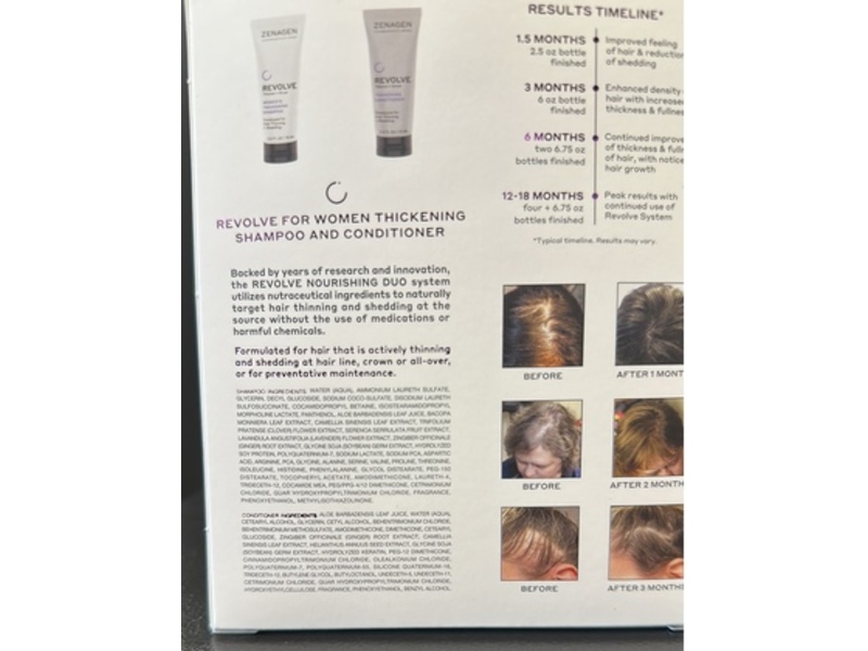 Zenagen Revolve Thickening Shampoo + Conditioner Duo, 2.5 fl oz/75 mL