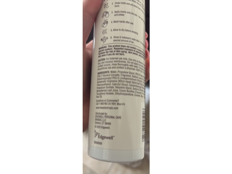 Hawaiian Tropic Aloha Glow Self-Tanning Mousse, Express Tan, 6.7 oz/189.9 g